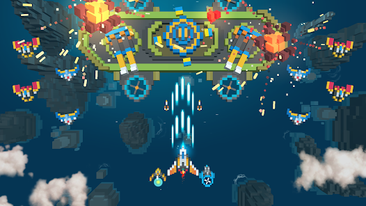 Sky Wings: Pixel Fighter 3D Mod
