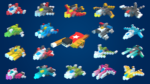 Sky Wings: Pixel Fighter 3D Mod