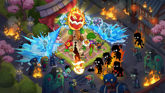 Flower vs zombie: City Defense Mod