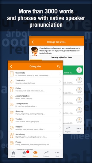 Learn Spanish - MosaLingua