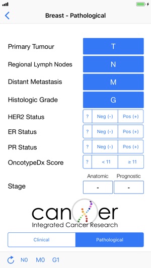 TNM Cancer Staging Calculator