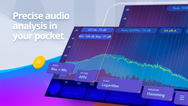 Audio spectrum analyzer EQ Rta