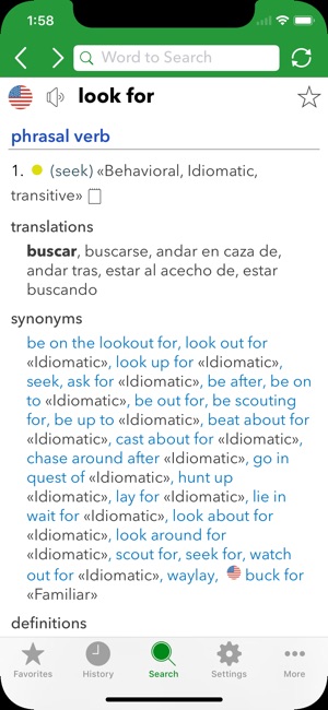 English Spanish Dictionary G.