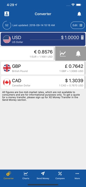 XE Currency Converter Pro