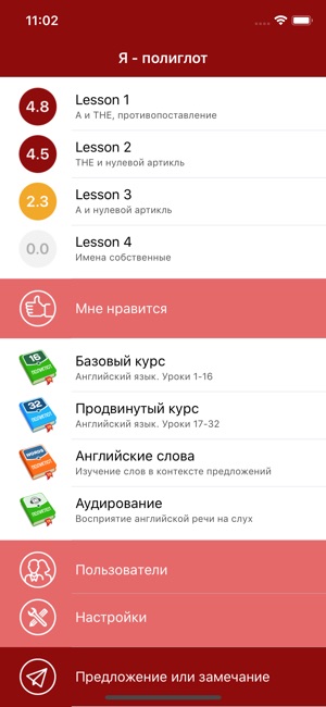 Полиглот - Английские артикли