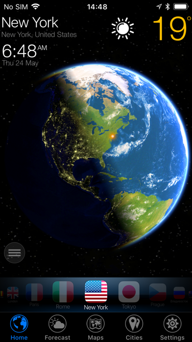 3D Earth - weather widget