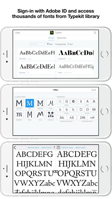 Typography Insight for iPhone