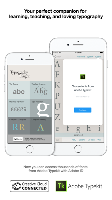 Typography Insight for iPhone