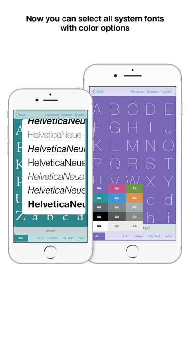 Typography Insight for iPhone