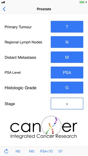 TNM Cancer Staging Calculator