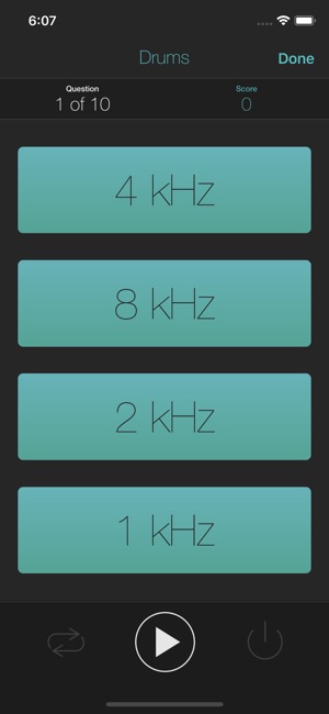 Quiztones: Ear Training for EQ