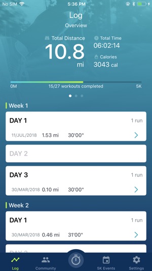 Couch to 5K® - Run training