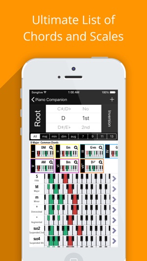 Piano Companion PRO: chords