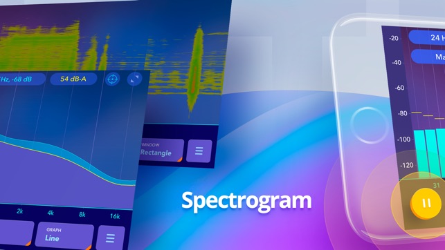 Audio spectrum analyzer EQ Rta