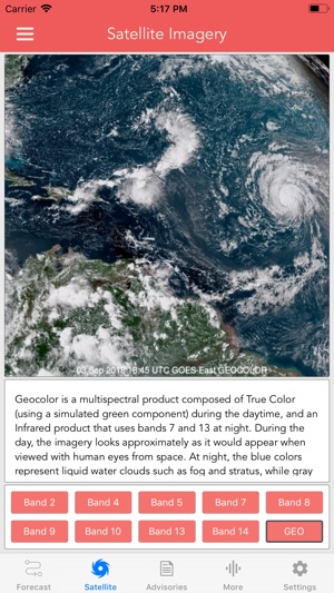 National Hurricane Center Data