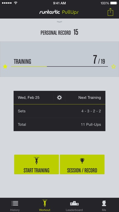 Runtastic Pull-Ups PRO Trainer