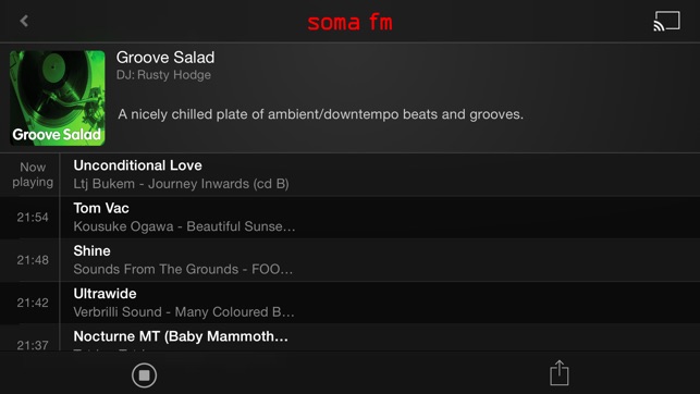 SomaFM Radio Player