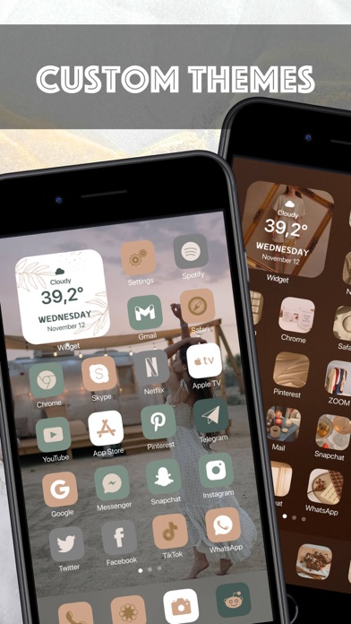 Cube Widget: Wallpaper & Icons