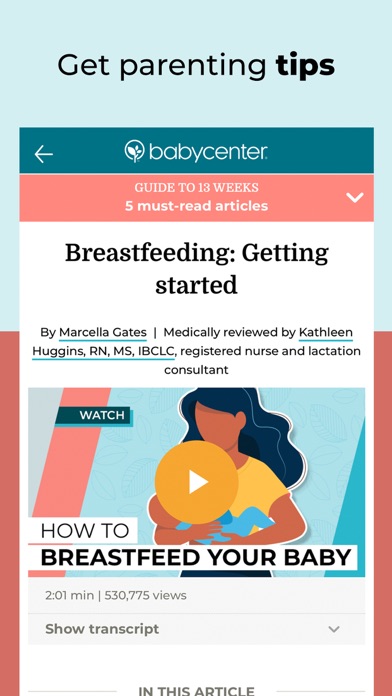 Pregnancy Tracker - BabyCenter