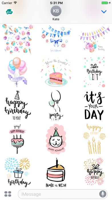 Watercolor Emoji Stickers for iMessage & WhatsApp