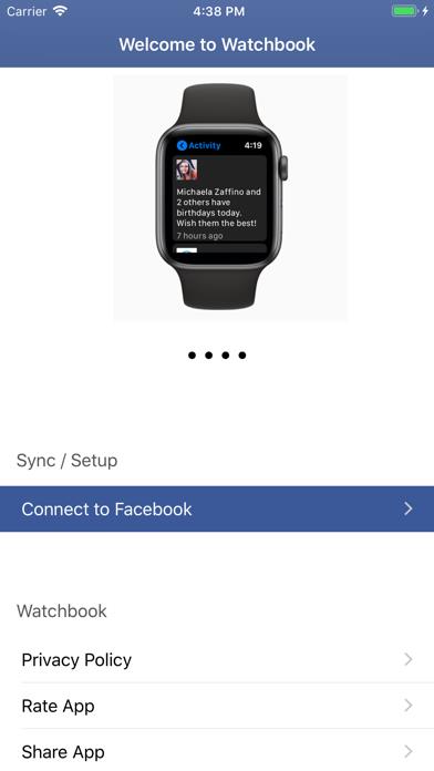Watchbook for Facebook