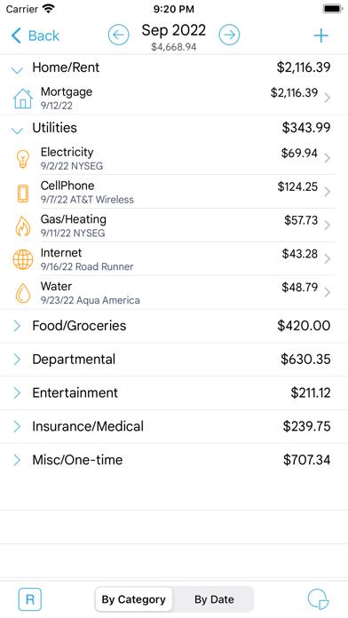 HomeBudget with Sync