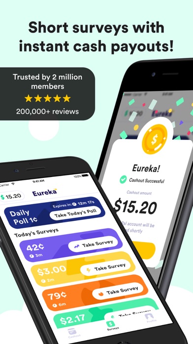 Eureka: Earn money for surveys