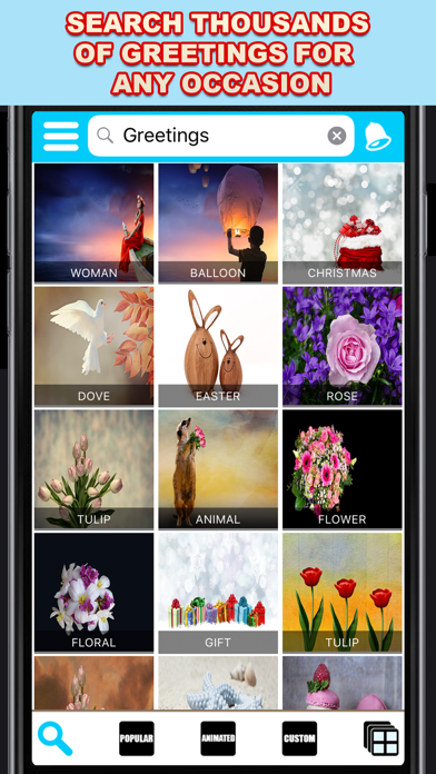 Greeting Cards App - Unlimited