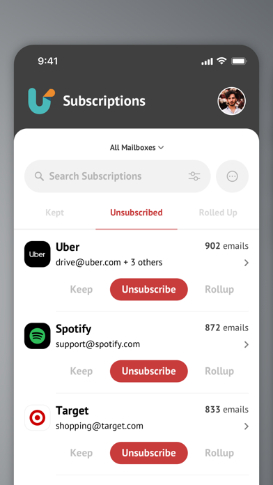 Unroll.Me - Email Cleanup