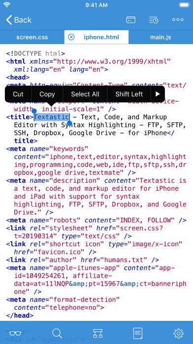 Textastic Code Editor