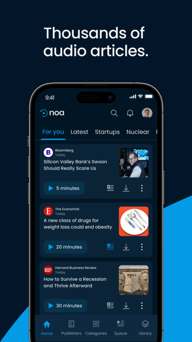 Noa: Listen to audio articles