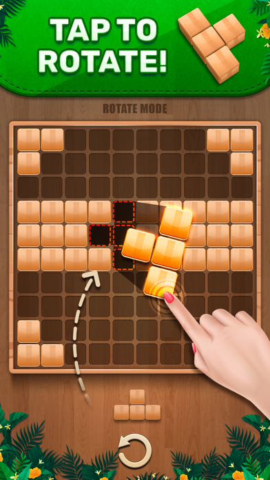 Wooden 100 Block Puzzle Game