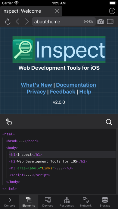 Inspect Browser