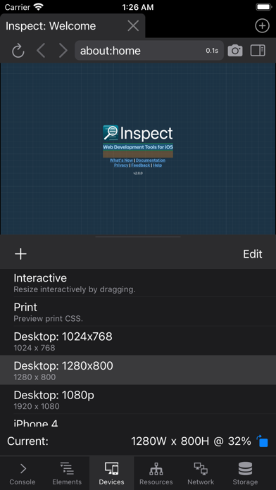 Inspect Browser