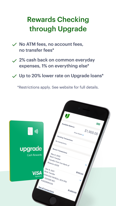 Upgrade - Mobile Banking