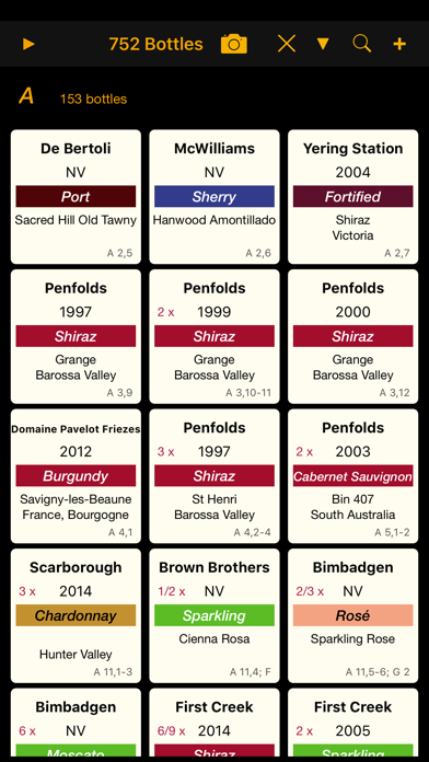 Personal Wine Cellar Database