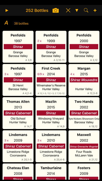 Personal Wine Cellar Database