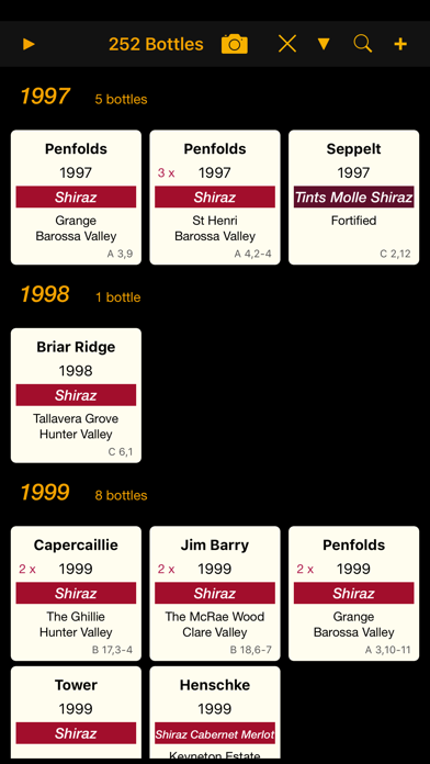 Personal Wine Cellar Database