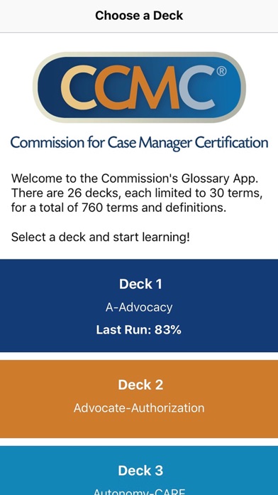 CCM Glossary App