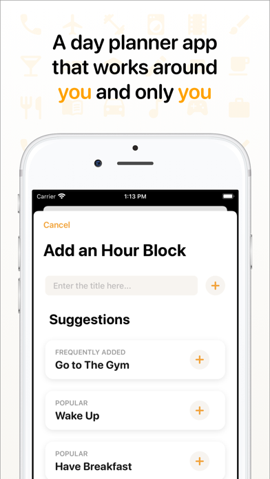 Hour Blocks: Day Planner