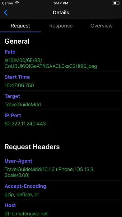 iHTTP Tracker -Network monitor