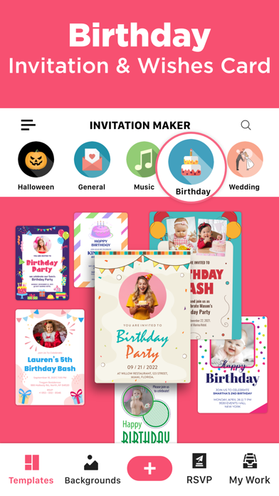 Invitation Maker & RSVP