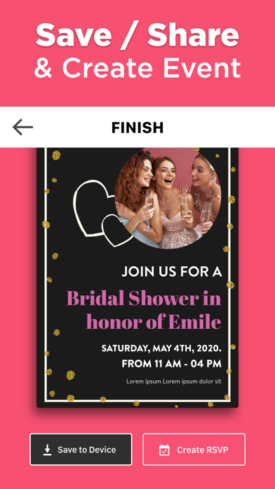 Invitation Maker & RSVP