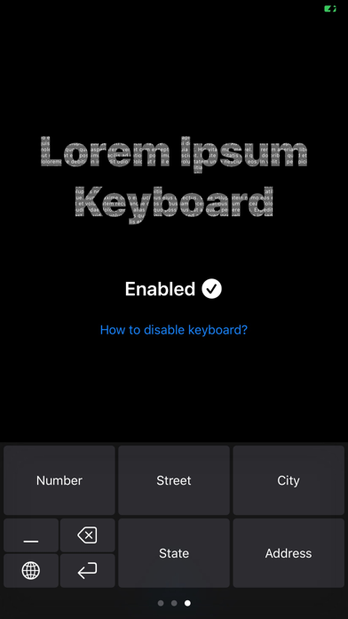 Lorem Ipsum Keyboard