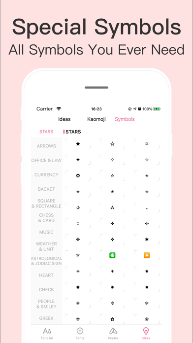 Fonts for iPhones