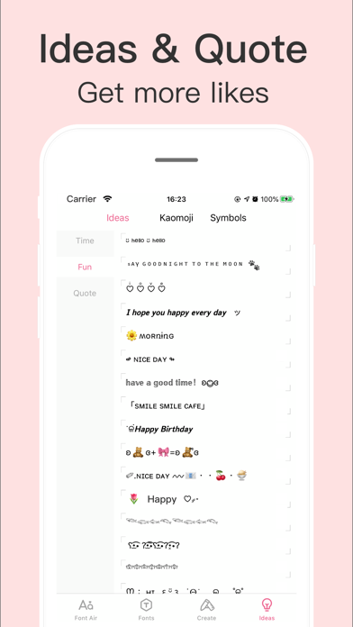Fonts for iPhones