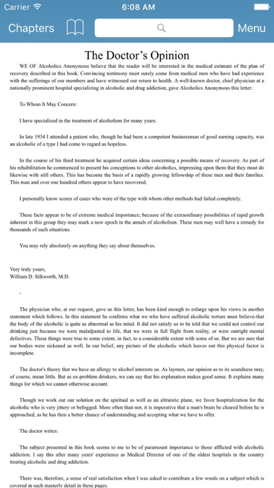 AA Big Book App  -  Unofficial