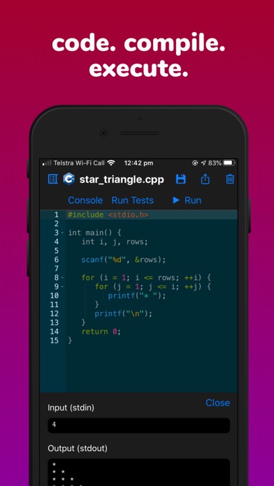 Code - Compile & Run Program