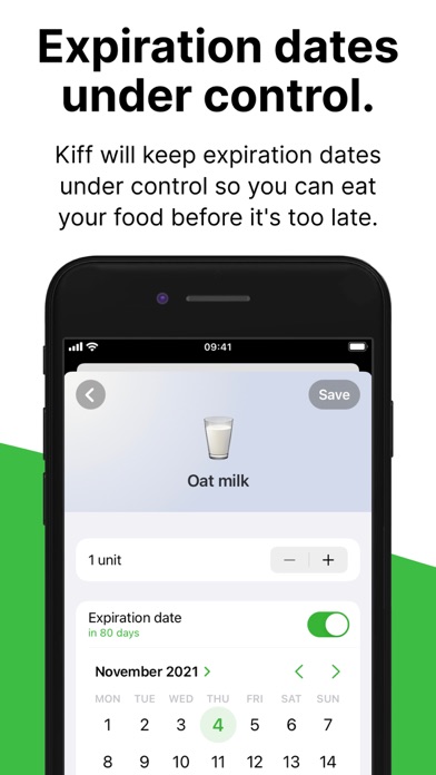 Kiff: Food expiration tracker