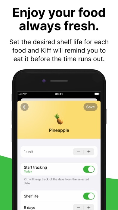 Kiff: Food expiration tracker